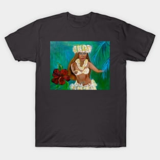 Hawaiian Hula Girl 1 T-Shirt